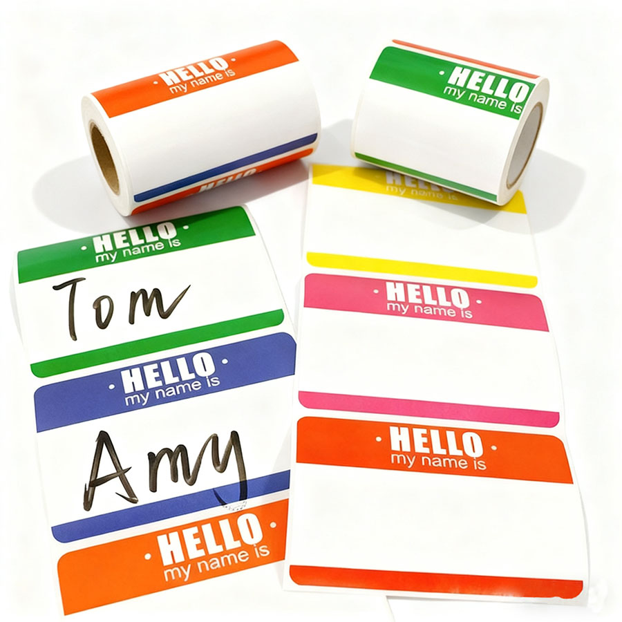 Medical Label - 250 pcs Large colorful Name Labels,
