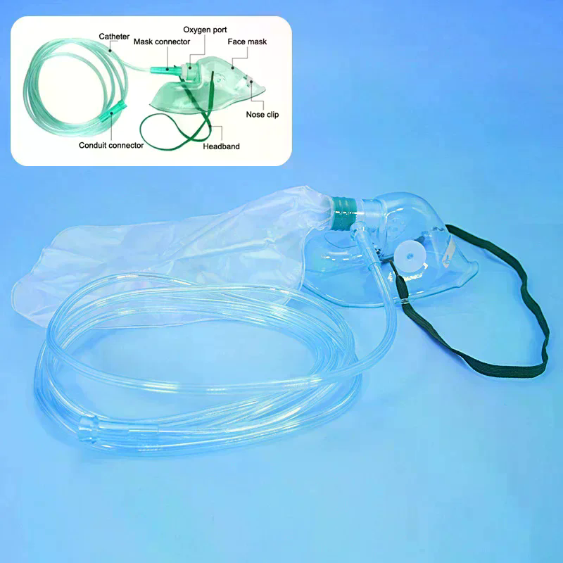 Adult/Child High Concentration - Oxygen Mask Non-Rebreather ulasan dan harga