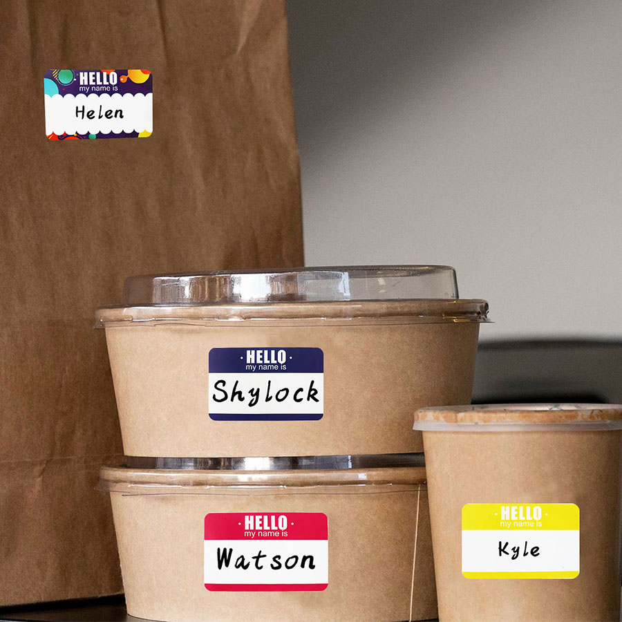 250 pcs Large colorful Name La - Medical Label ulasan dan harga
