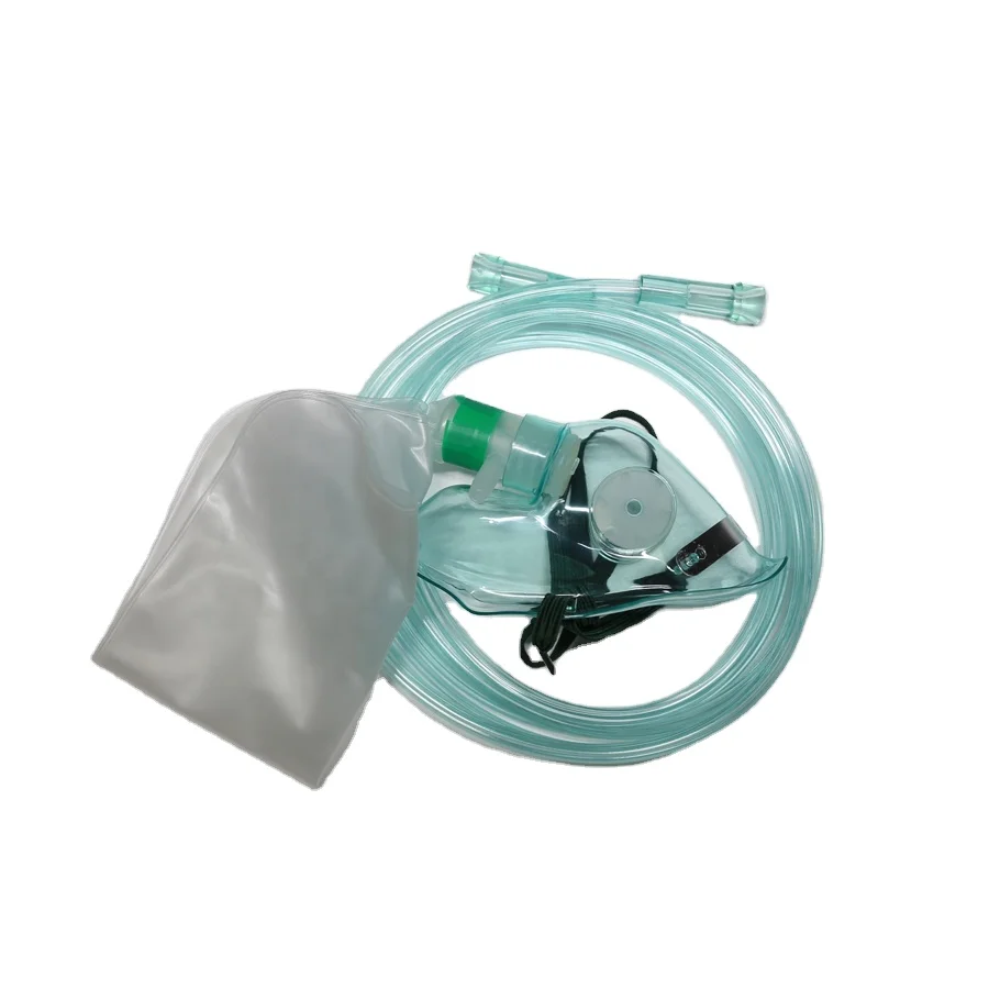 PVC Mask with Reservoir Bag NR - Oxygen Mask Non-Rebreather ulasan dan harga