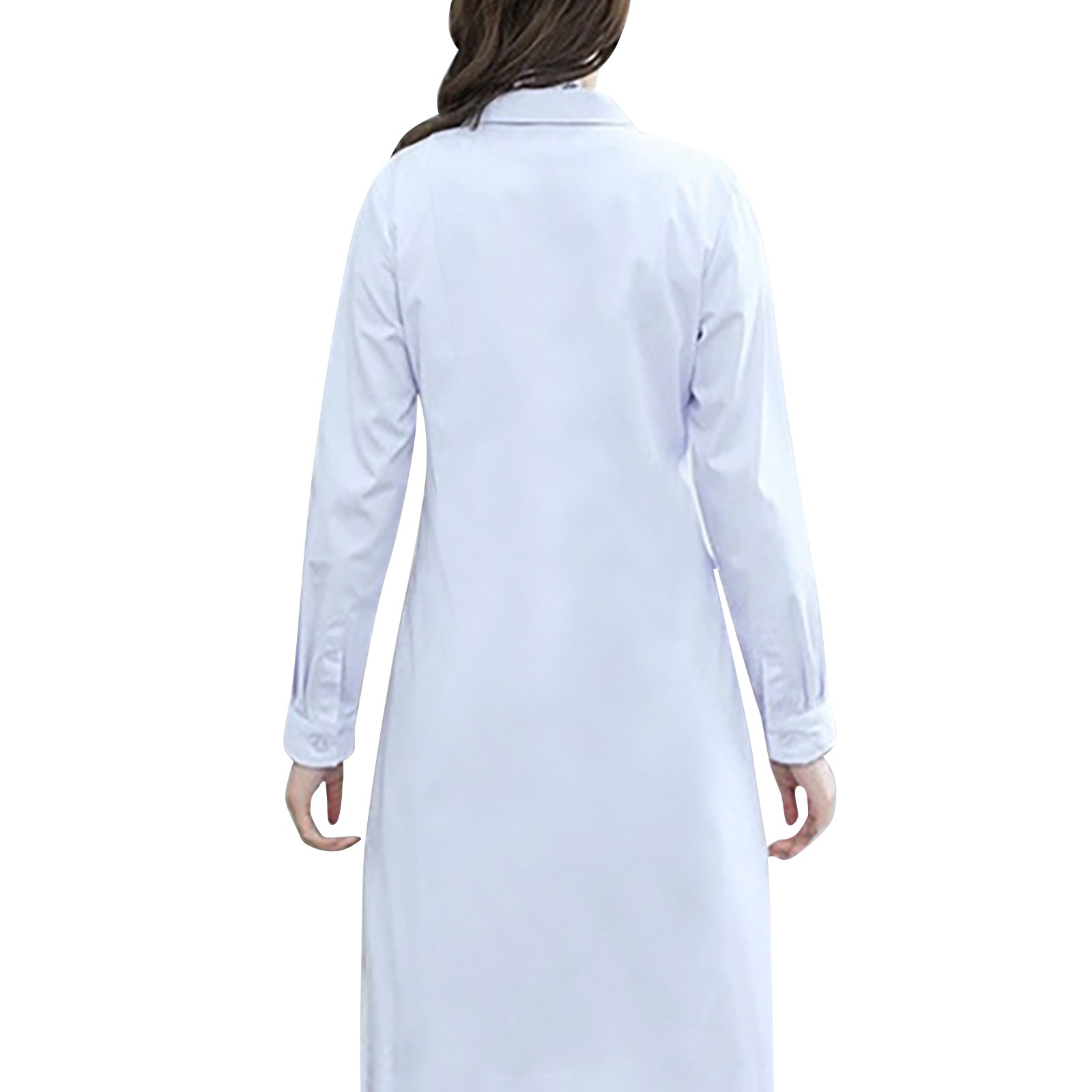 White Lab Coat For Women Men S - Medical Lab Gown ulasan dan harga