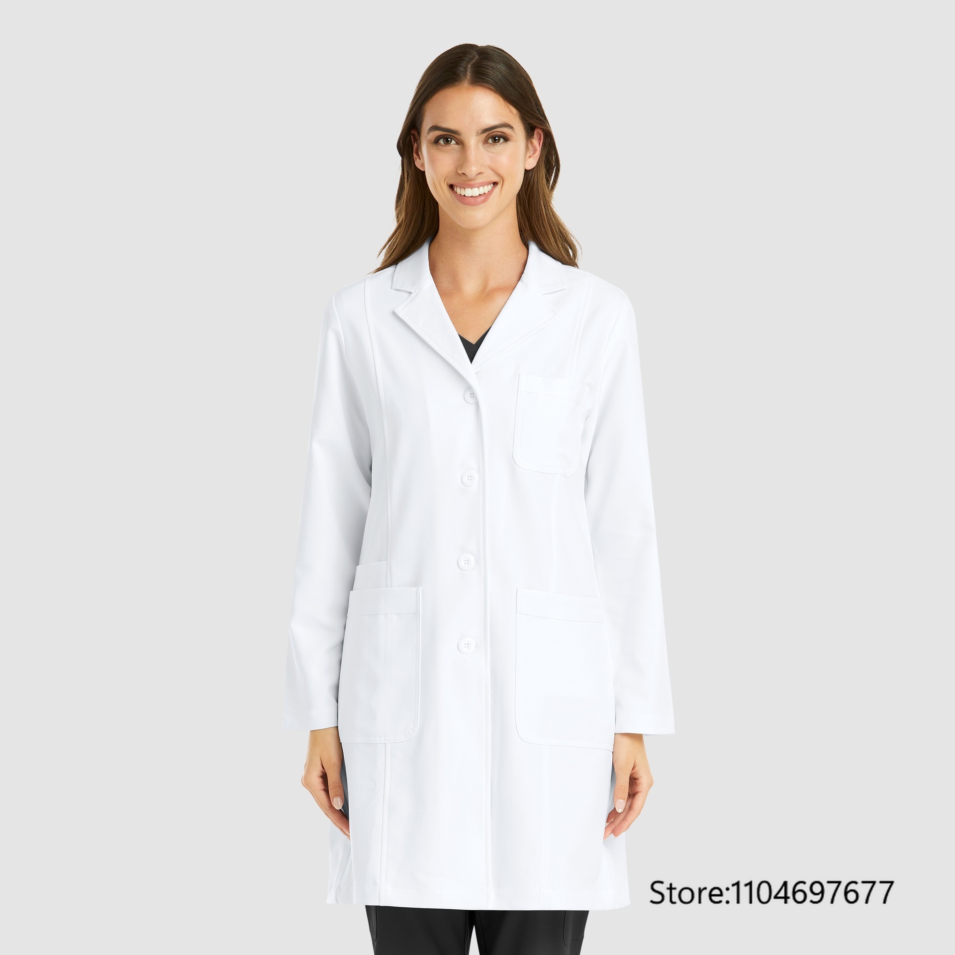 Multicolor Women's Long Sleeve - Medical Lab Gown ulasan dan harga