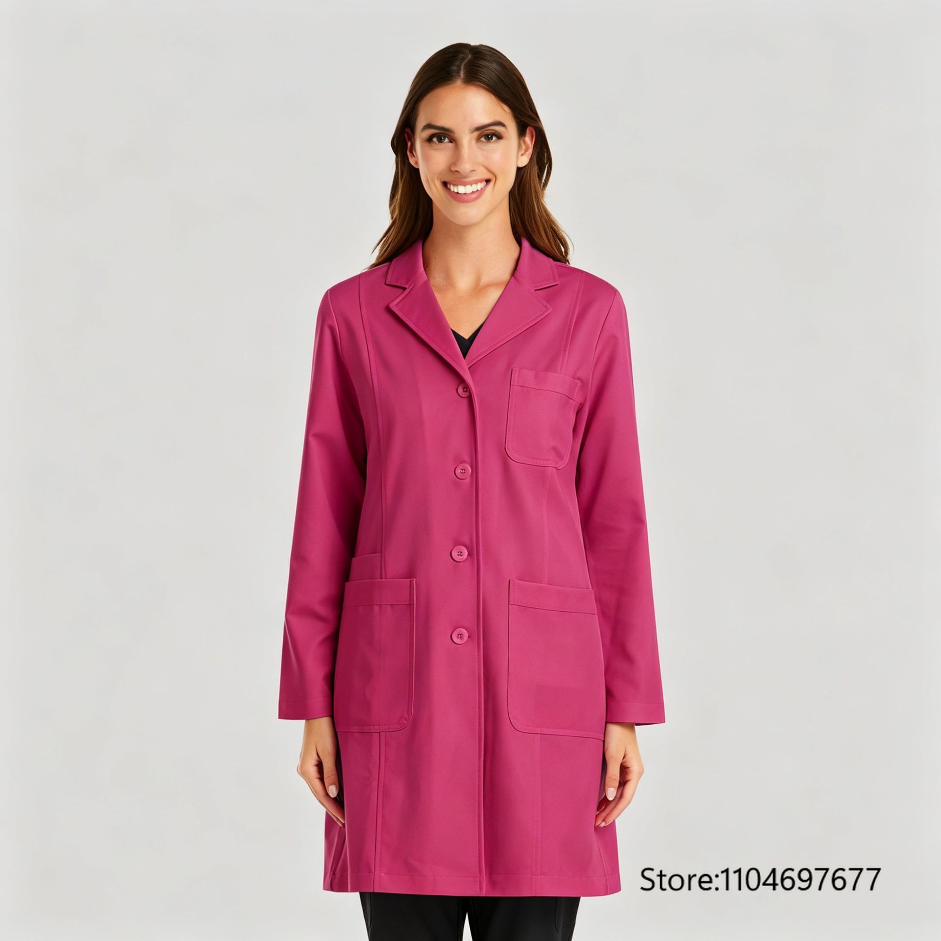 Multicolor Women's Long Sleeve - Medical Lab Gown ulasan dan harga