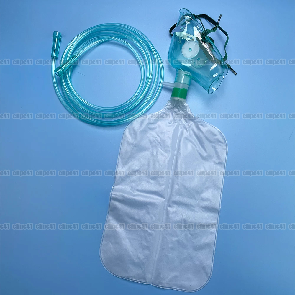 1Pc Adult High Concentration O - Oxygen Mask Non-Rebreather ulasan dan harga
