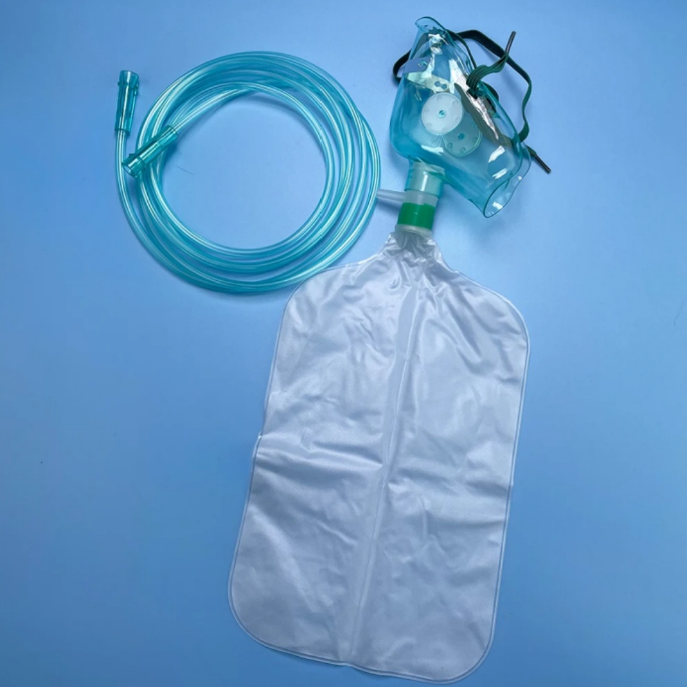 5-10Pcs Disposable Adult High  - Oxygen Mask Non-Rebreather ulasan dan harga