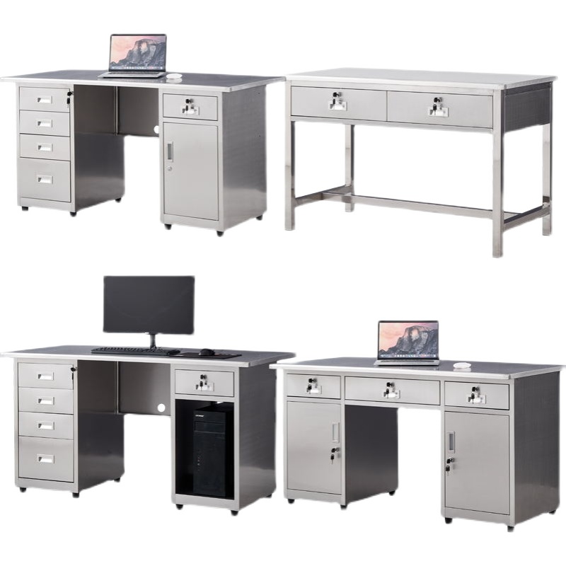 Desk Office Modern Stainless S - Medical Lab Officer ulasan dan harga