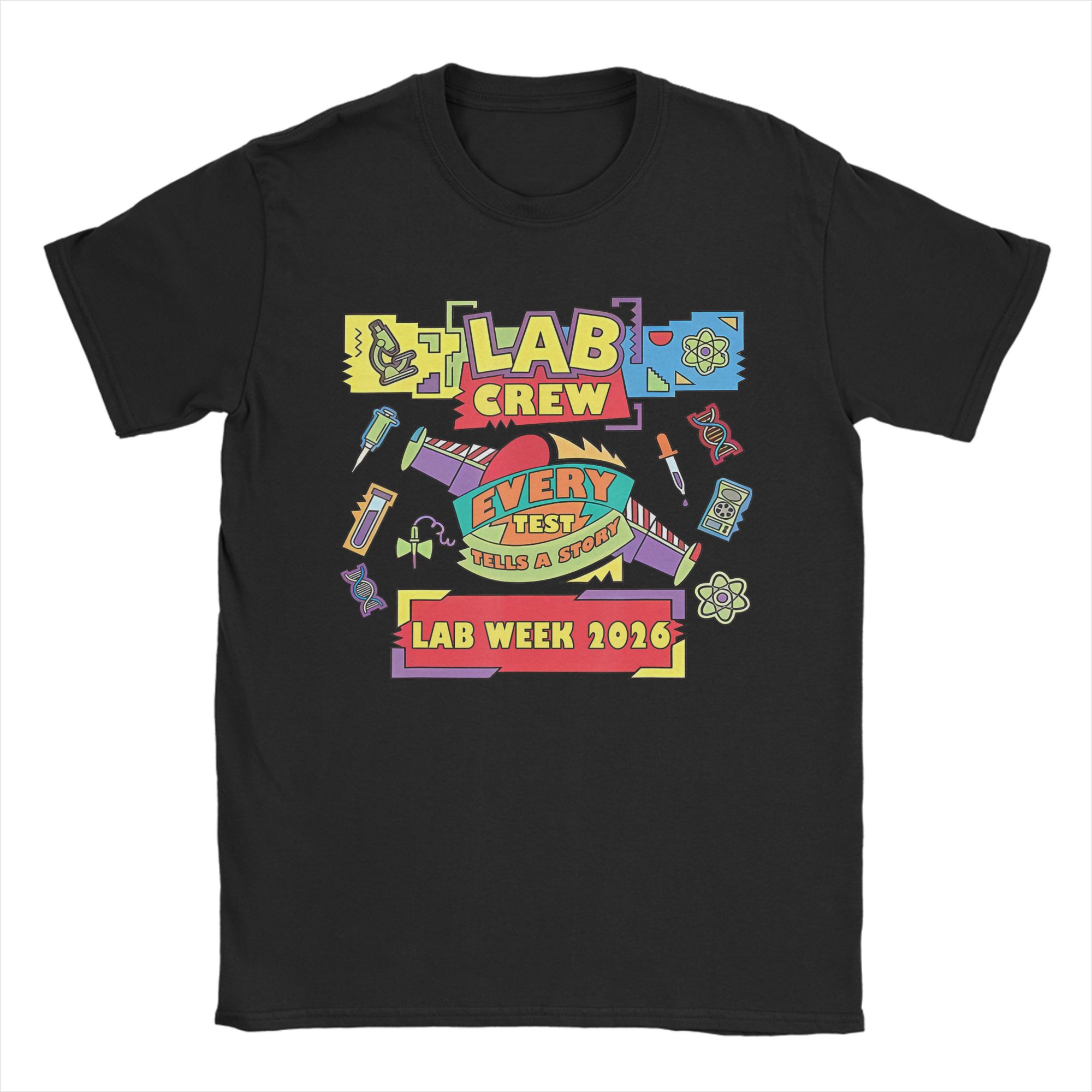 Oversized T-Shirt Lab Crew Lab - Medical Lab Week 2026 ulasan dan harga