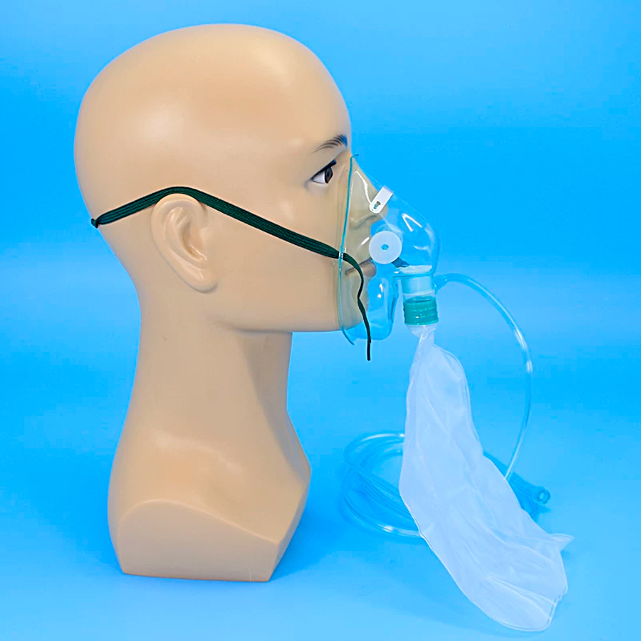 5-10Pcs Disposable Adult High  - Oxygen Mask Non-Rebreather ulasan dan harga