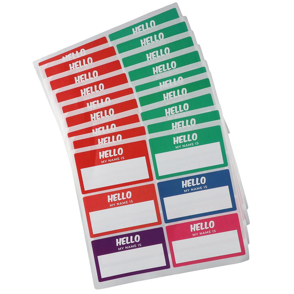 10 Sheets Hello My Name is Nam - Medical Label ulasan dan harga