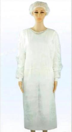 Knitted cuffs 10 pcs disposabl - Medical Lab Gown ulasan dan harga